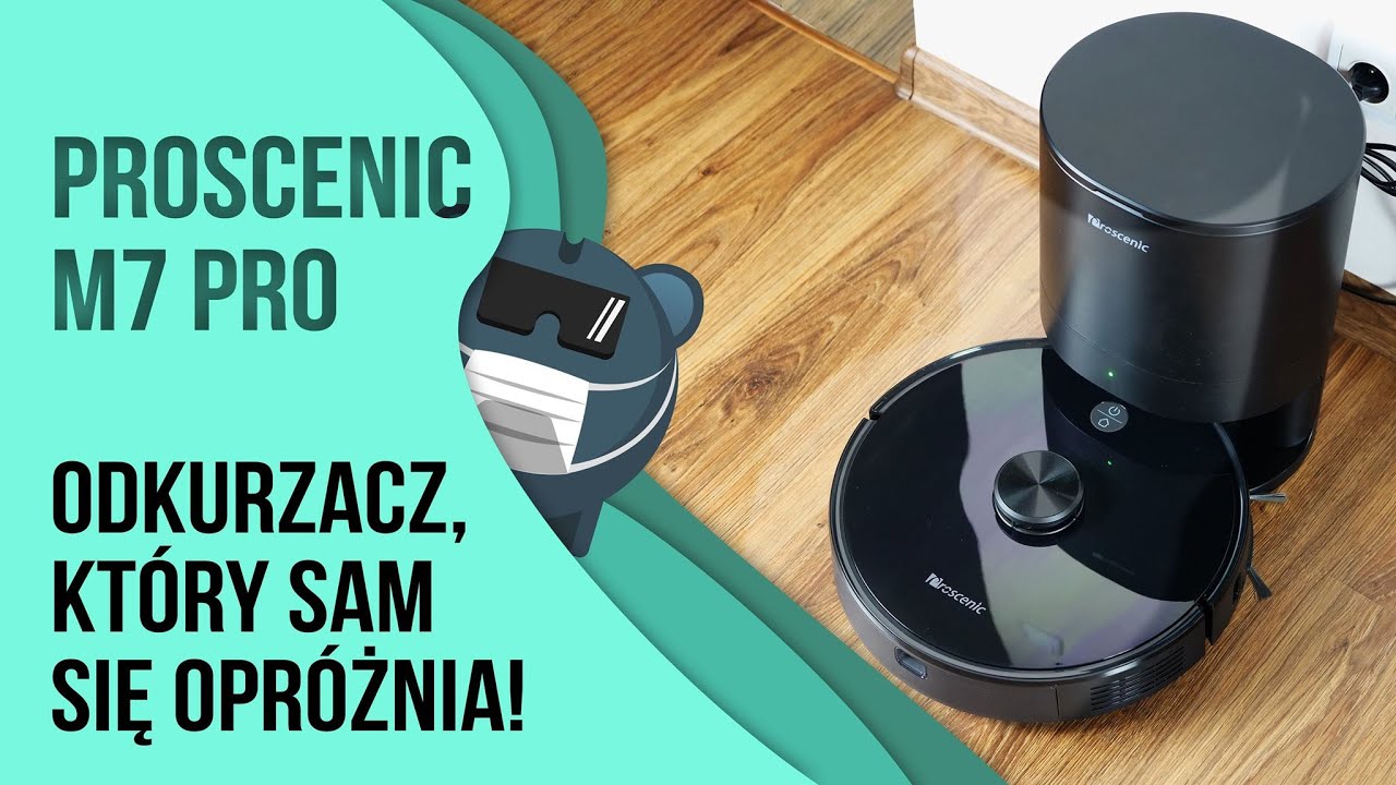 Proscenic M7 PRO - recenzja robota odkurzającego, który sam opróżnia pojemnik na kurz