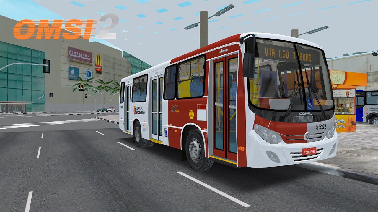 [OMSI 2] Linha 8072-10 Metrô Morumbi → PQ. Ipê | Comil Svelto Midi VW 15.190 EOD | SP Zona Oeste V1