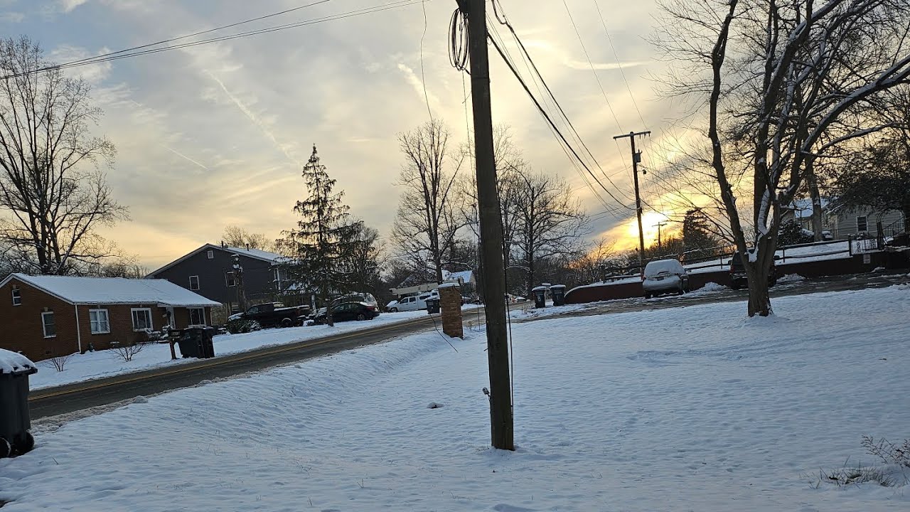 PRIMERA NEVADA EN VIRGINIA ❤️🇺🇲