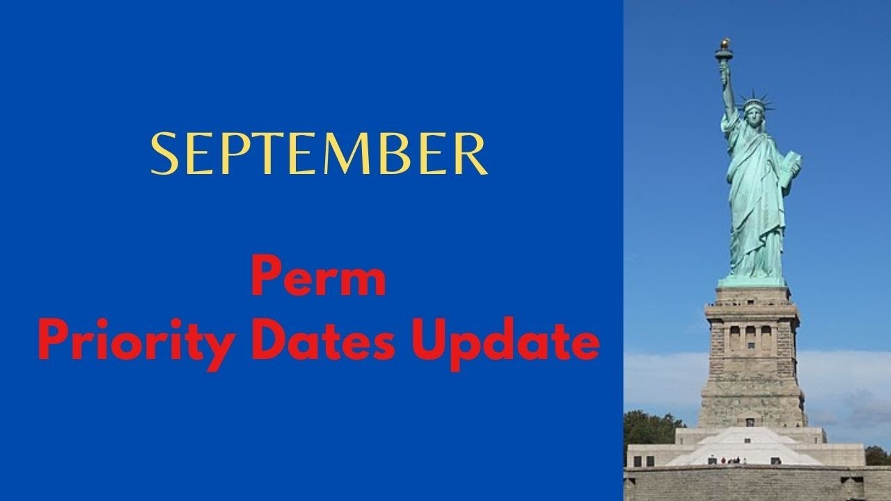 Perm Priority Dates Movements September Update | Dream Mojo