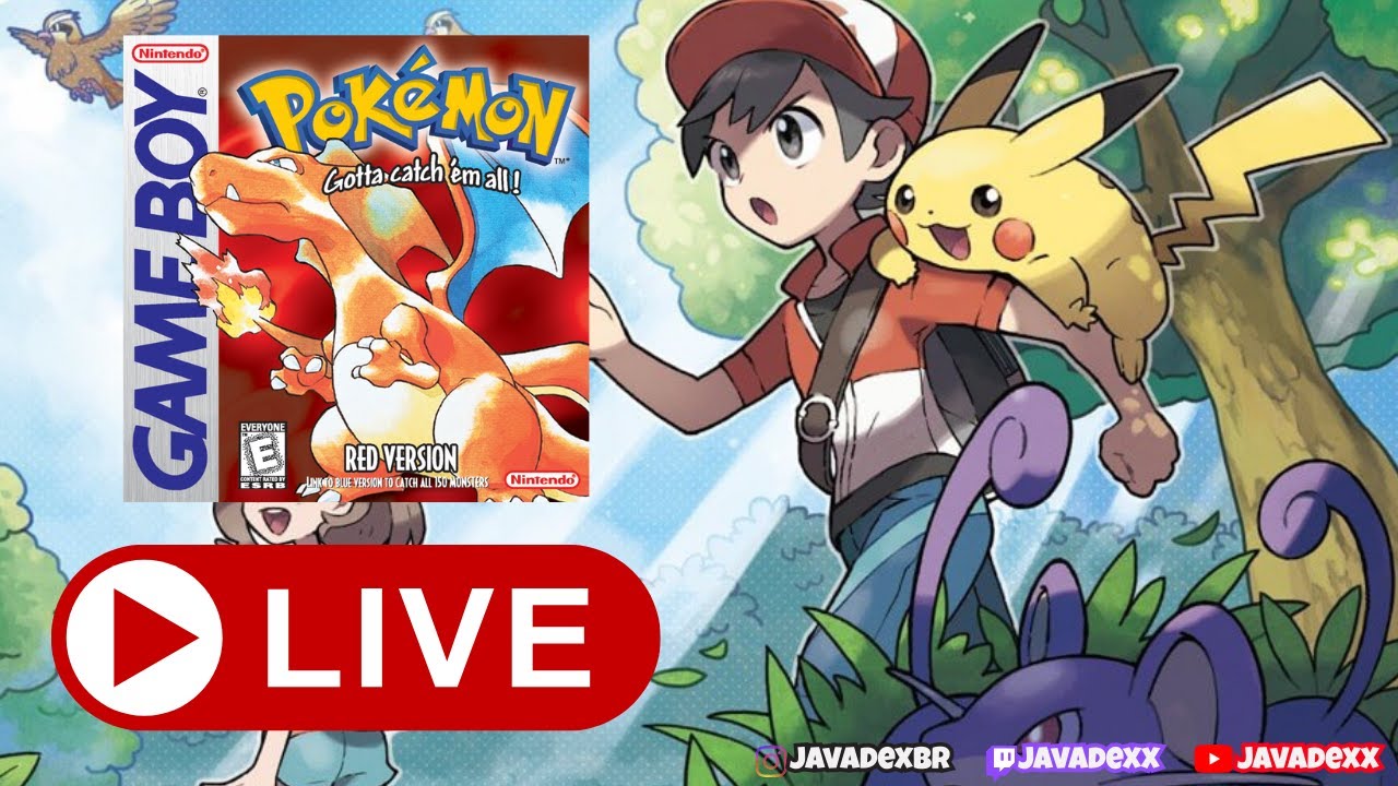 LIVE ESPECIAL – 30 ANOS DE POKÉMON | Zerando Pokémon Red