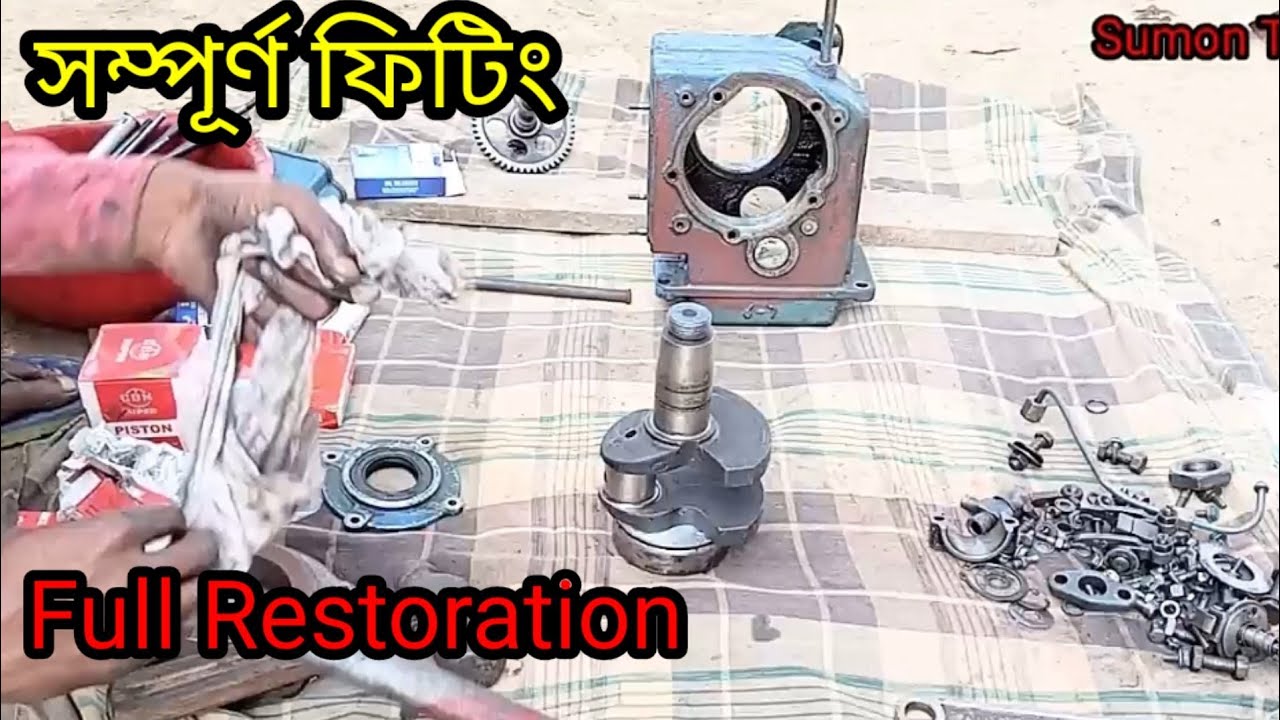 How to 4hp diesel engine|restore &repair