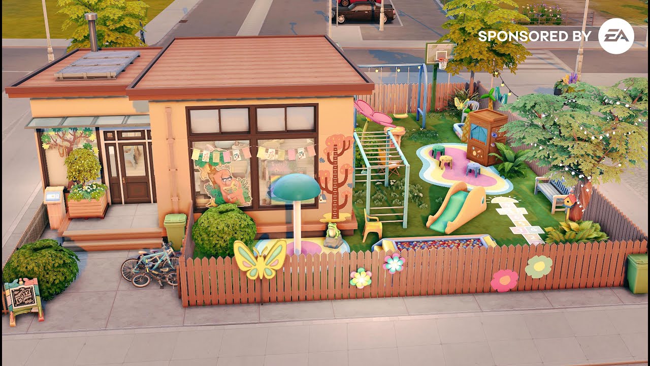 The Sims 4 💚 DAY CARE for KIDS  - Businesses & Hobbies 💚 Speed Build