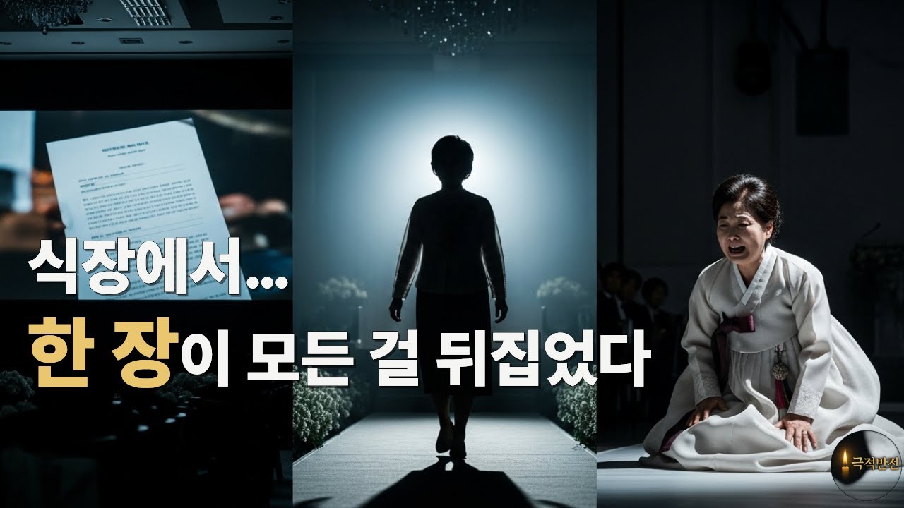 식장에서… ‘한 장의 종이’가 모든 걸 끝냈습니다