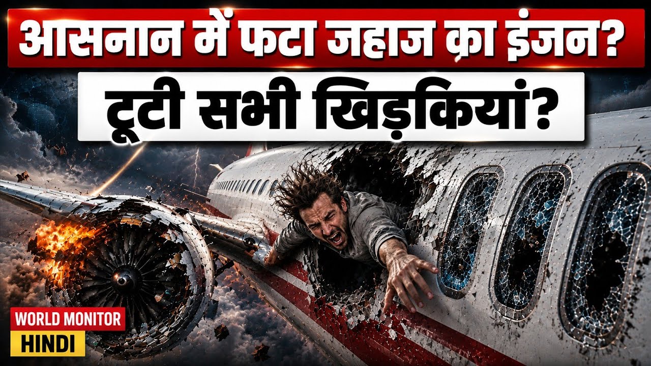Plane engine explodes mid-air | Passenger suspended at 30,000 feet? RyanairEmergency