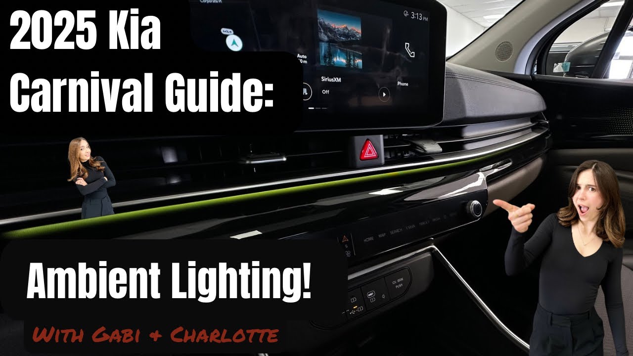 Ambient Lighting in the 2025 Kia Carnival! - Kia Hyundai Class