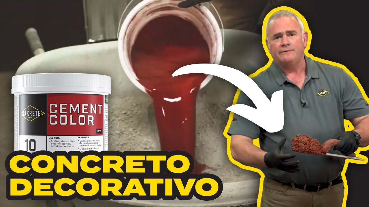 C&oacute;mo Darle Color al Concreto | Sakrete Pro Tips para Concreto