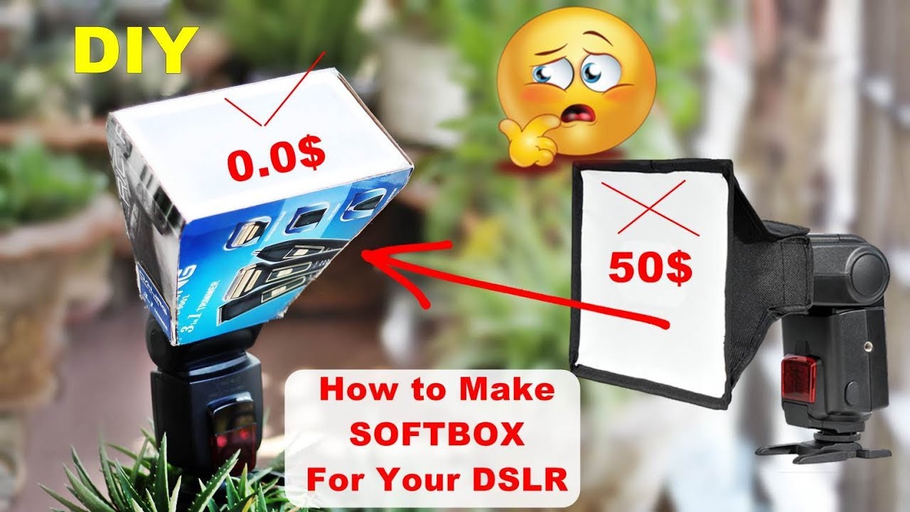 How To Make a Softbox At Home / DIY Softbox for Photography