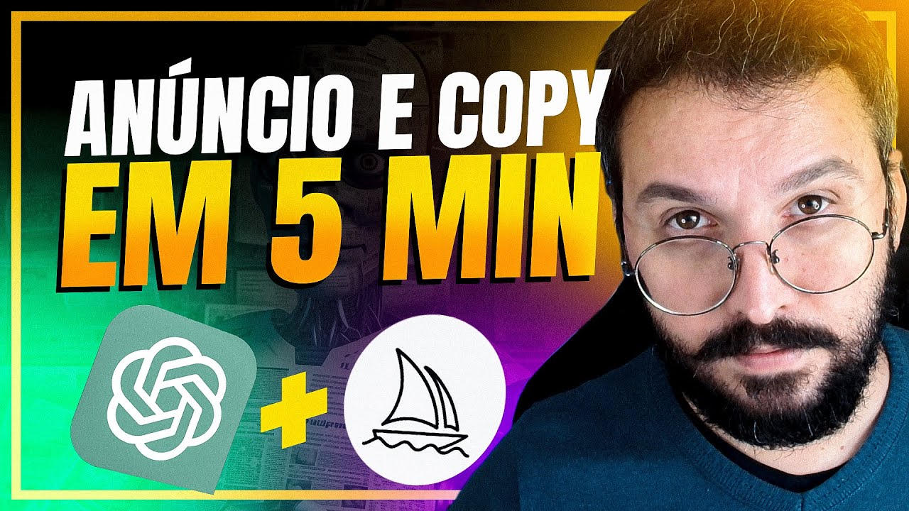 Como Criar ANÚNCIO com inteligência artificial em 5 MINUTOS | ChatGPT + Midjourney