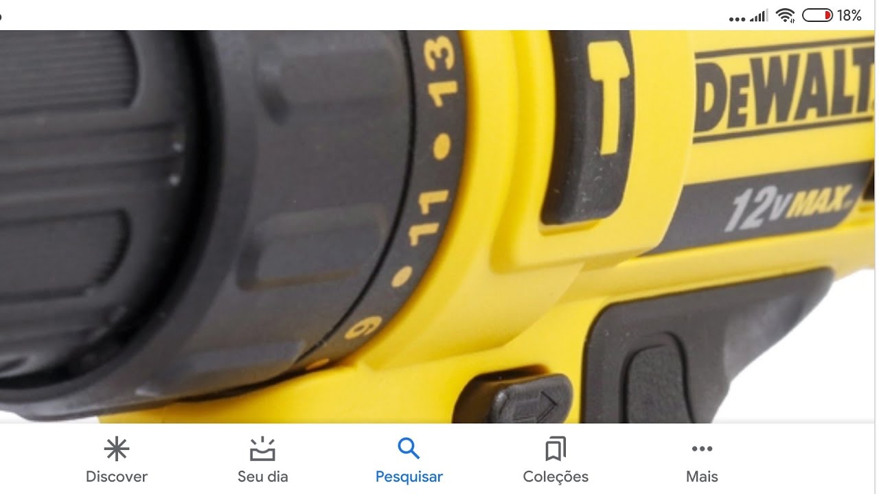 Como trocar o mandril da parafusadeira Dewalt 12V modelo DCD716