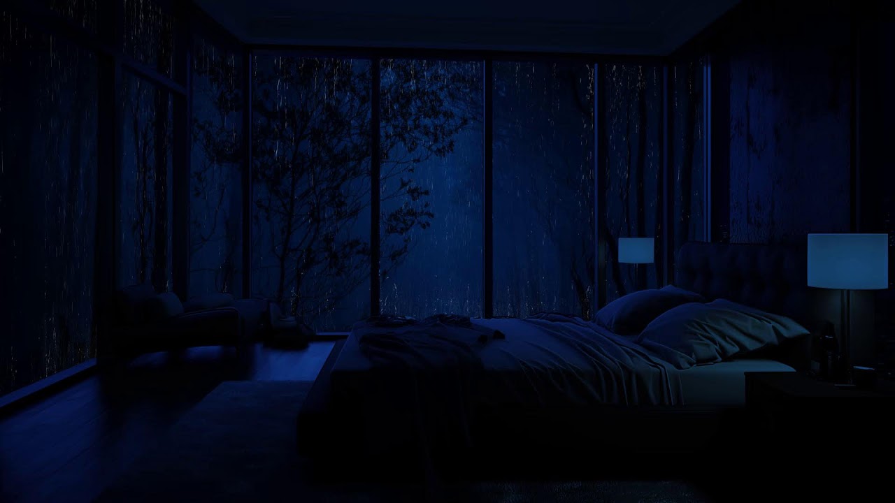 Healing Rain Sounds – Let Midnight Rain Calm Your Thoughts and Restore Your Peace 🌙🌧️