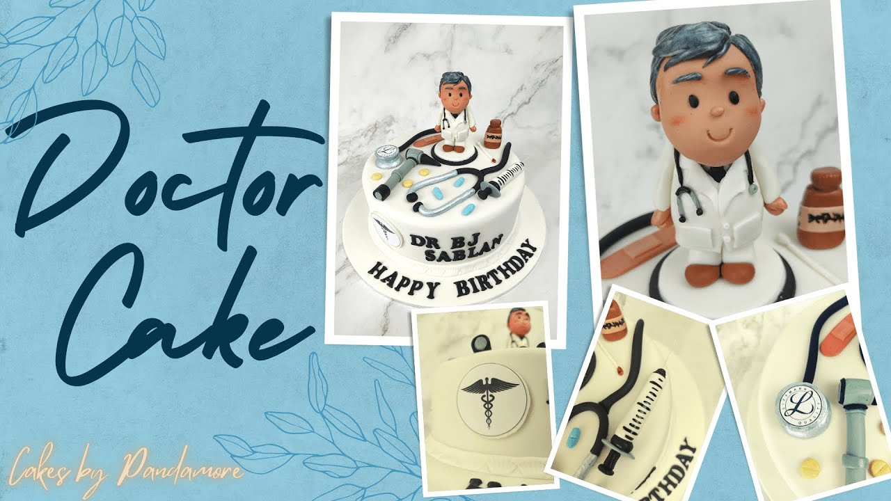Doctor Theme Fondant Cake