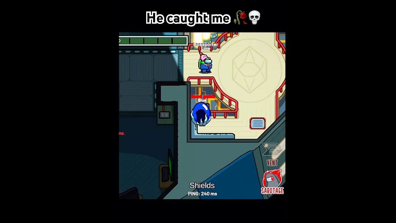 He caught me 🥀💀 #amongus2026 #amongfunnymoments #gaming #amongus