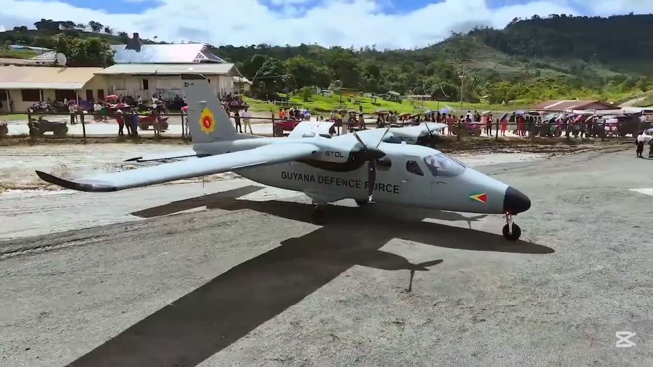 Новая взлетно-посадочная полоса в 9-м регионе Гайаны 🇬🇾
