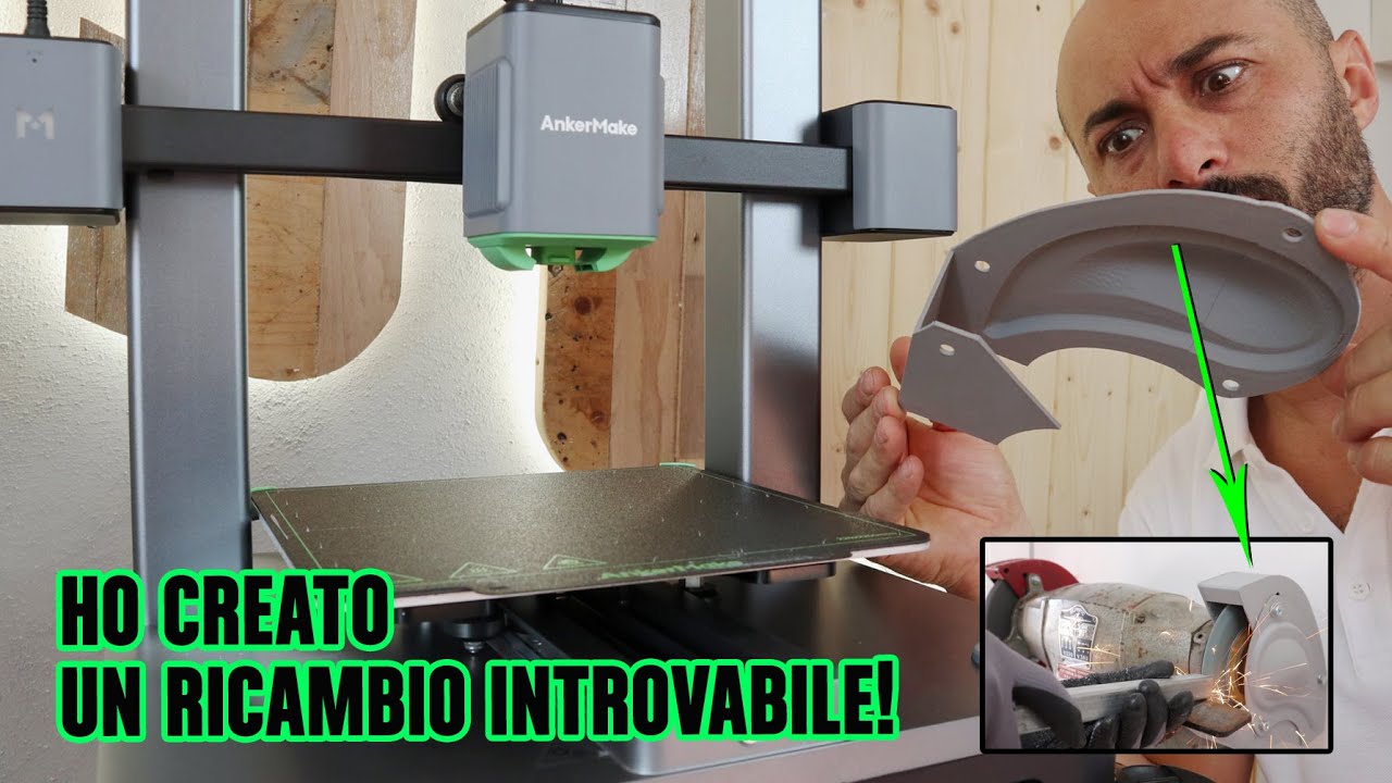 Un ricambio introvabile fatto con una stampante 3d facilissima: AnkerMake m5c