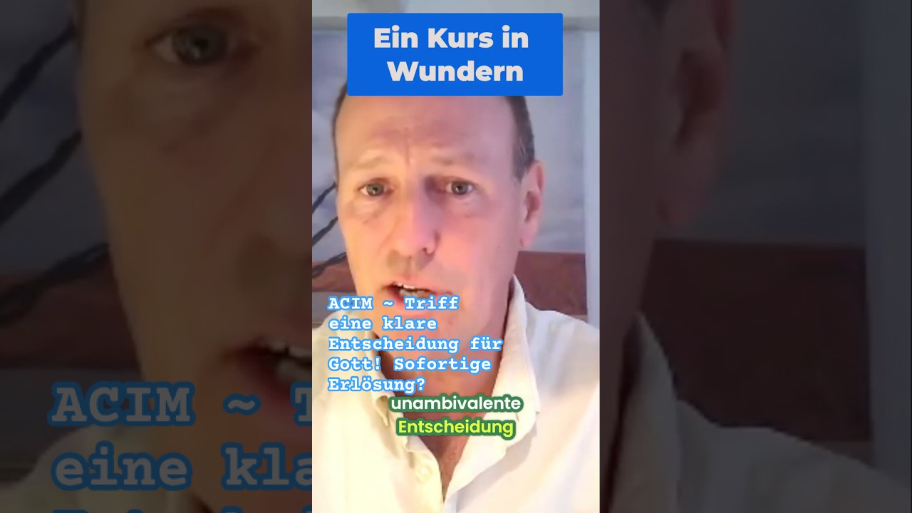 #heiligergeist | Triff eine klare Entscheidung f&uuml;r Gott! Sofortige Erl&ouml;sung? #shorts