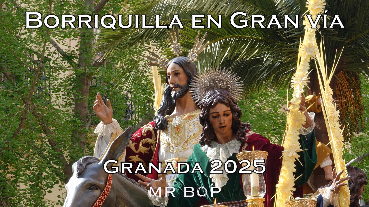 [4K] BORRIQUILLA EN GRAN VIA | GRANADA 2025
