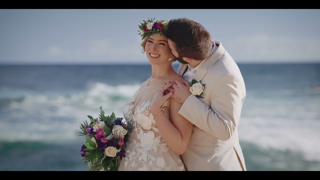 Oahu Elopement at Nalo Gardens and Sandy Beach