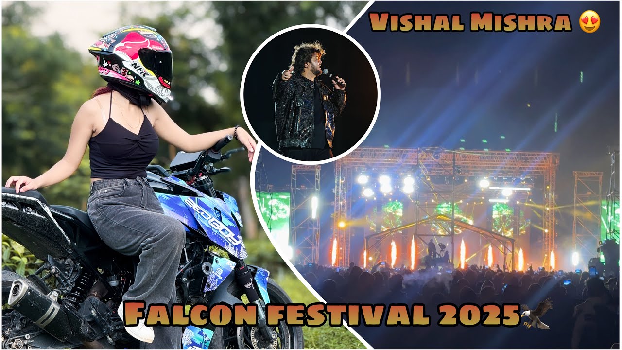 JORHAT TO UMRANGSO DIMA HASAO 🥰 | FALCON FESTIVAL 2025 🦅 | VISHAL MISHRA 😍❤️‍🔥| @Ladybiker20 