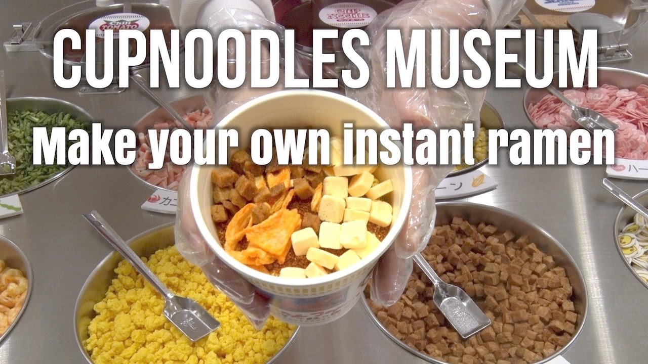 CUPNOODLES MUSEUM : Make your own instant ramen【Moving Japan】