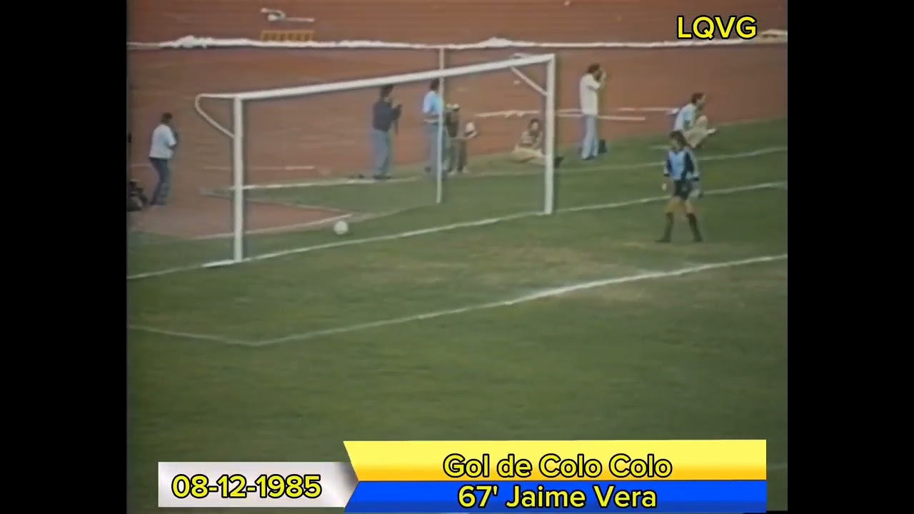 Campeonato 1&deg;Divisi&oacute;n 1985 - Chile                 Fecha 34 / Colo Colo 1 - Cobreloa 0
