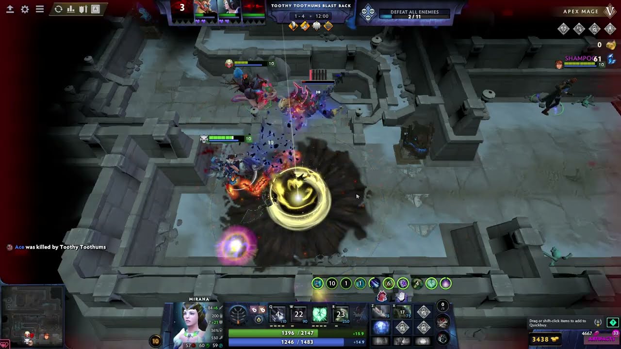 Лабиринт Аганима 2025 Mirana Ability Draft Apex Mage сложность геймплей