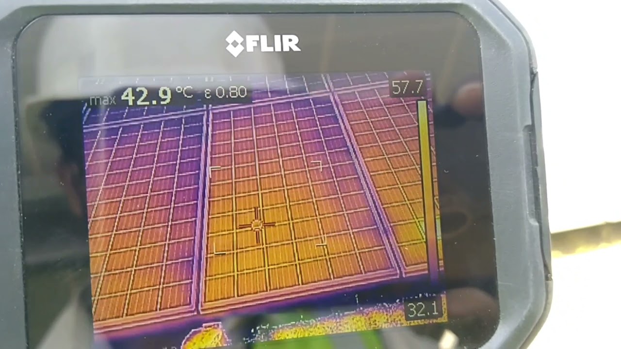 Thermography of Solar plant || Thermal testing Procedure ||