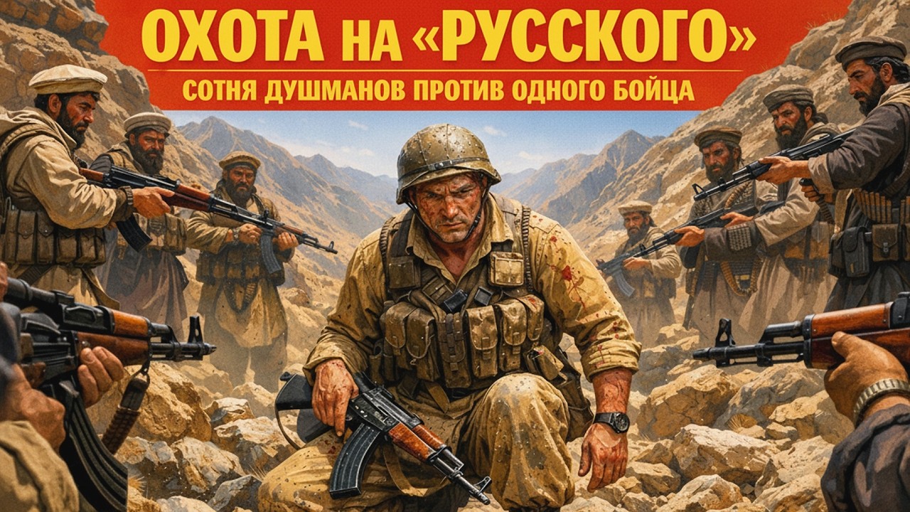 КАК ДУШМАНЫ ПЫТАЛАСЬ ПОЙМАТЬ «РУССКОГО» СПЕЦНАЗОВЦА БЕЗ ПАТРОНОВ