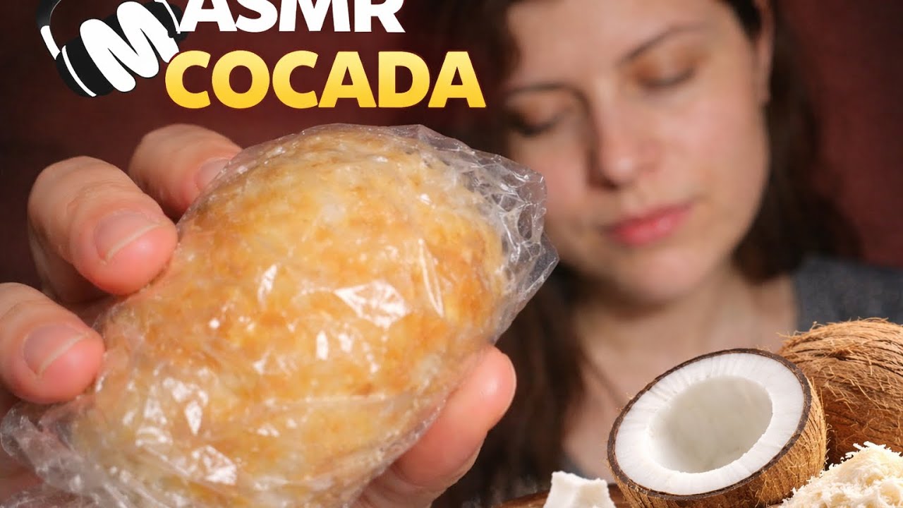 🥥🫧🩷 ASMR ESPAÑOL | COMIENDO COCADA 🥱💫🌙