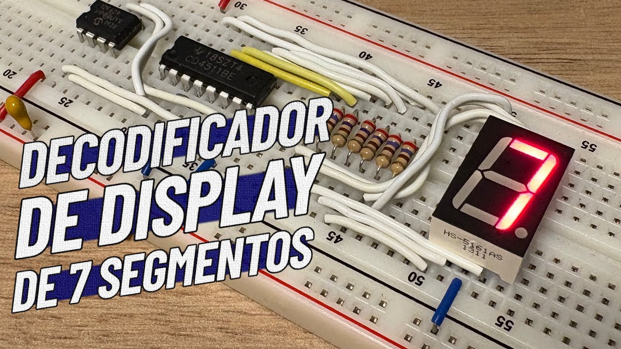 Decodificador de Display de 7 Segmentos com Microcontroladores!