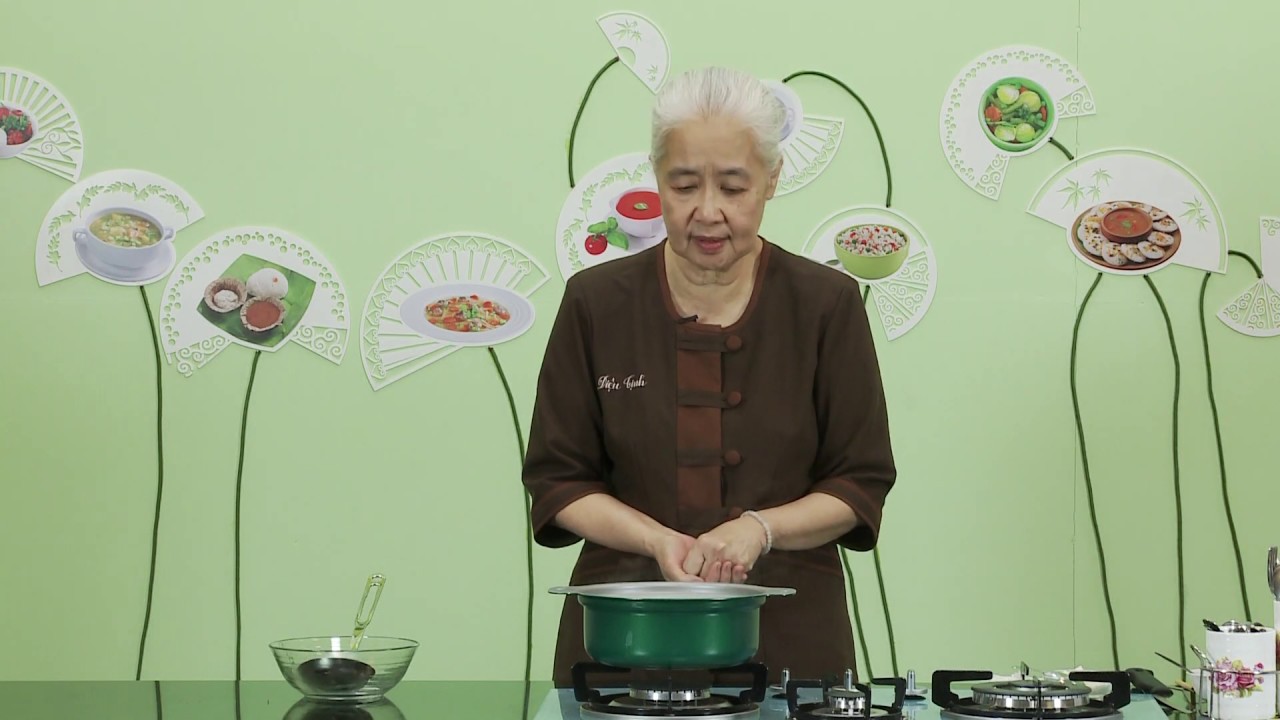 Món chay 319 - CANH NẤM CỦ SEN