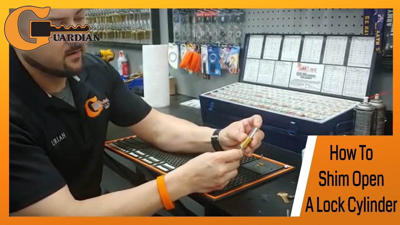 How To Shim Open A Lock Cylinder