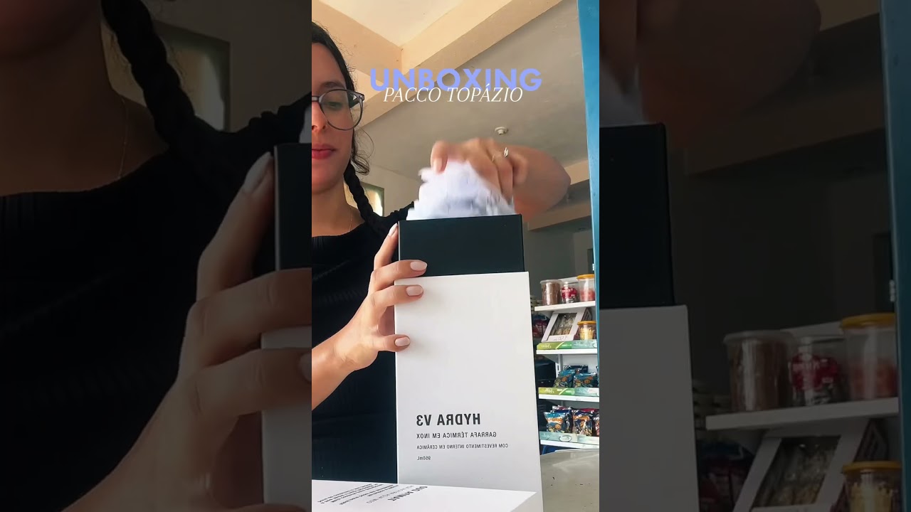 UNBOXING PACCO TOP&Aacute;ZIO 💎✨ #pacco #paccoby #garrafapacco #unboxingpacco