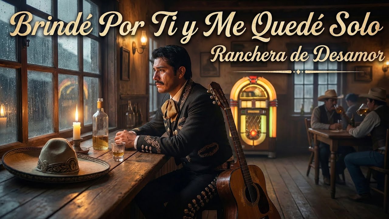 Brindé Por Ti y Me Quedé Solo - Ranchera de Desamor y Tequila que Duele en el Alma 