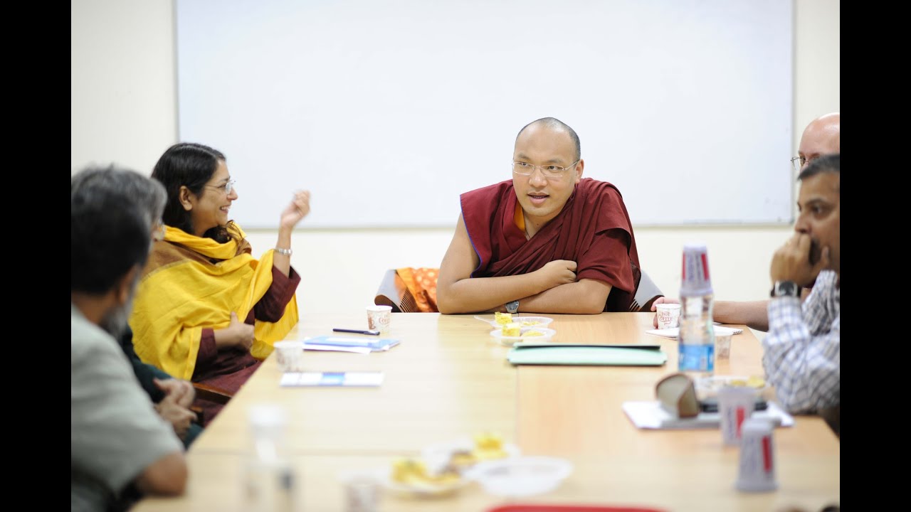 His Holiness the Karmapa Addresses Students and Faculty at Ambedkar University Delhi