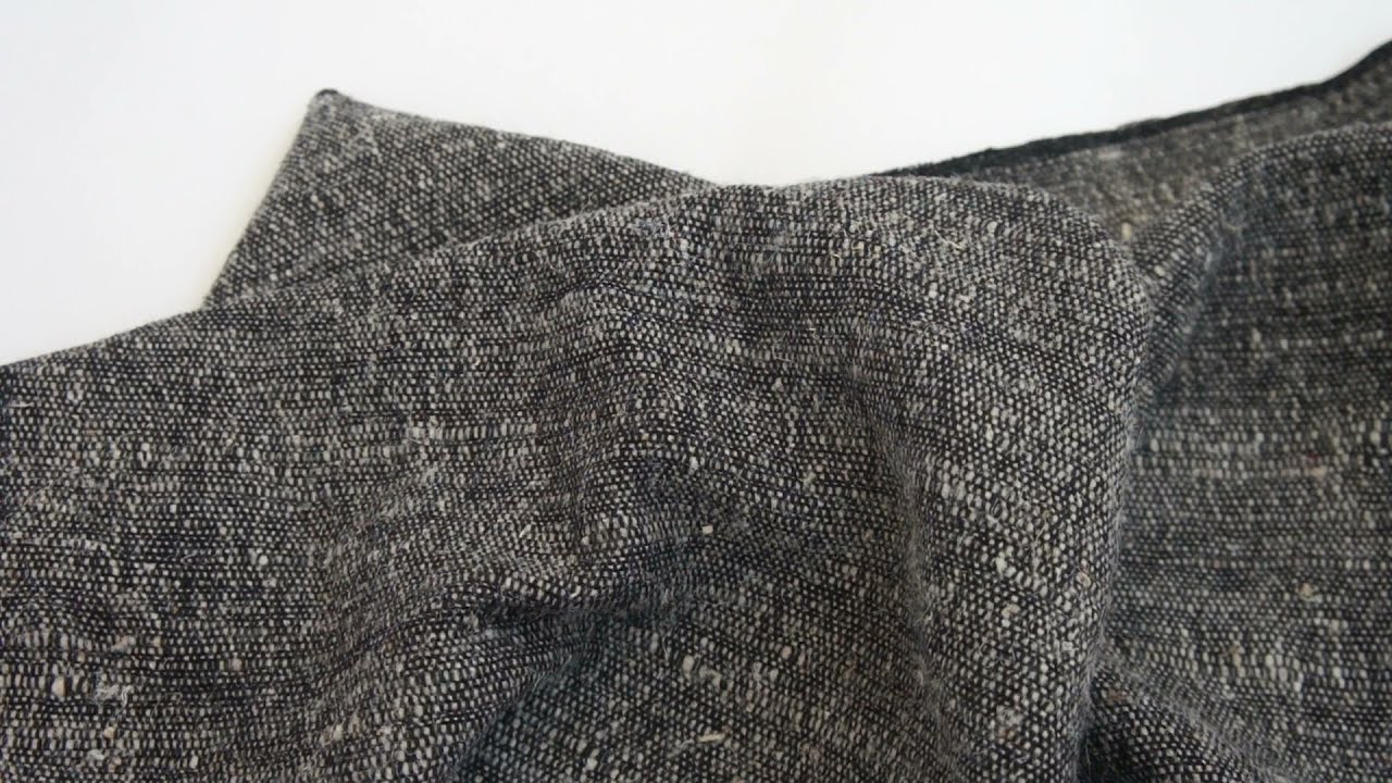 Nettle Cotton Handloom Fabric - Crossweave