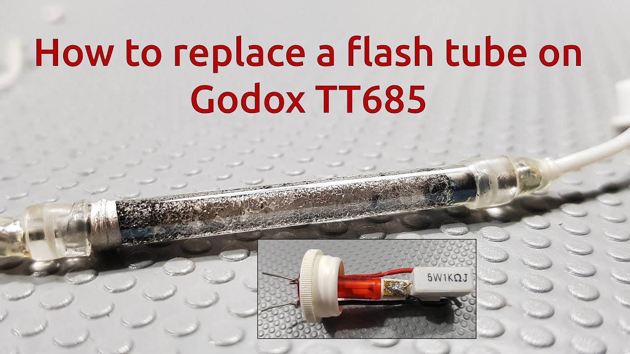 How to replace a flash tube on Godox tt685