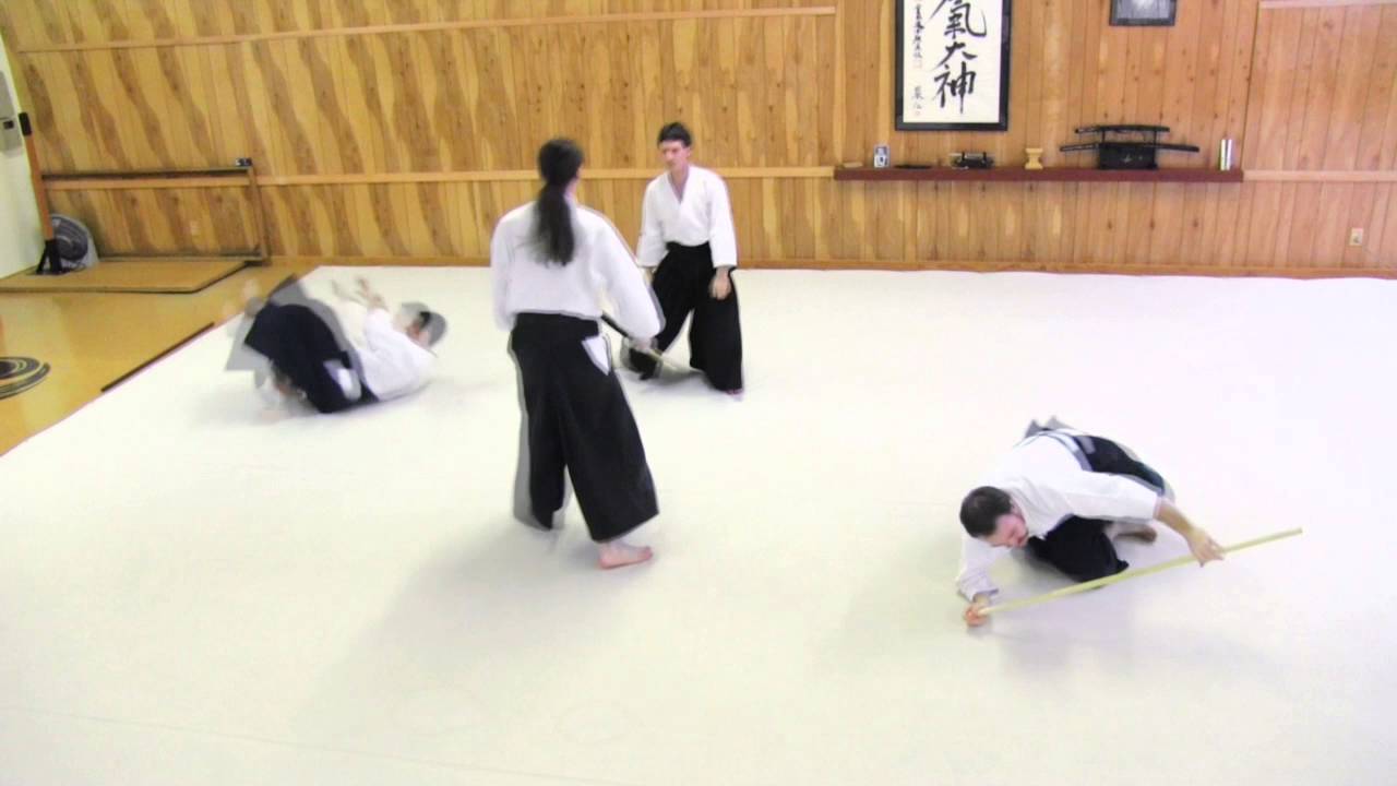 Aikido Randori - Attackers with Weapons