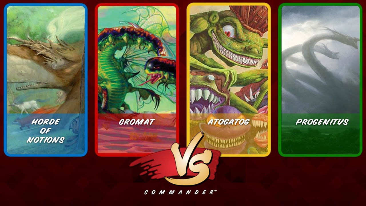 Commander Vs S2E1: Horde vs Cromat vs Atogatog vs Progenitus [MTG: Multiplayer]