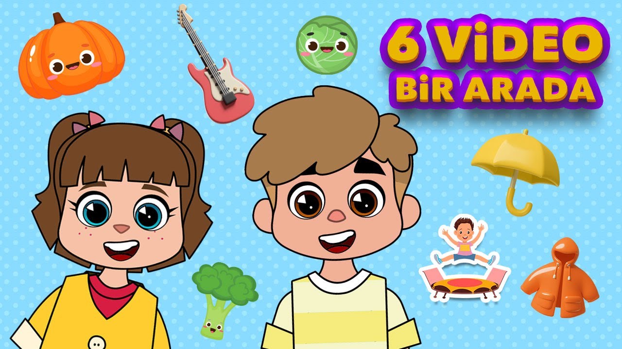 ÇOCUKLAR İÇİN İNGİLİZCE ÖĞRENME VİDEOLARI #1 YER EDATLARI, KIŞ SEBZE VE MEYVELERİ, VE FAZLASI
