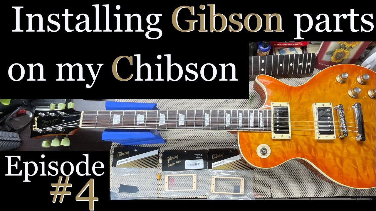 Installing Gibson Parts on a Chibson Quilted Top ￼@MusicNomadCare ​⁠