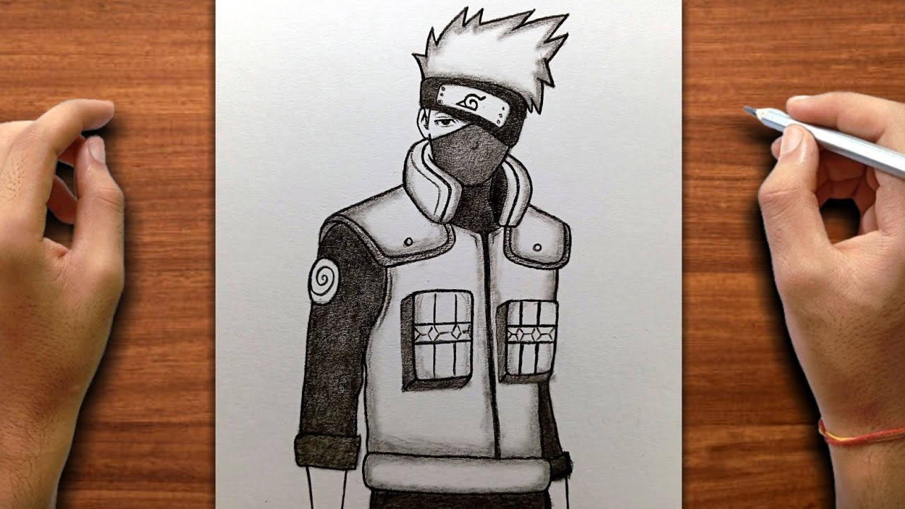 Easy Anime drawing | how to draw Kakashi  Full Body | Easy Tutorial for Beginners