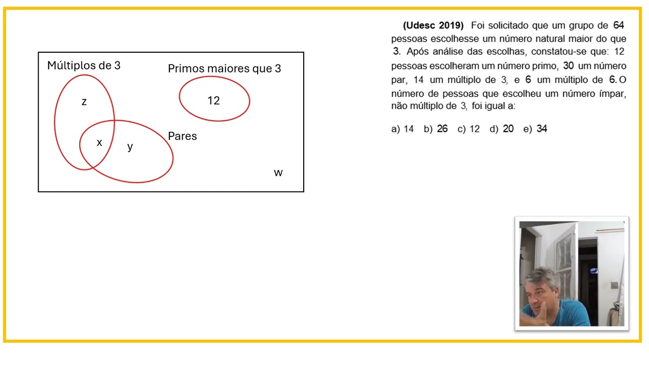 Foi solicitado que um grupo de   pessoas escolhesse um número natural maior do que   A