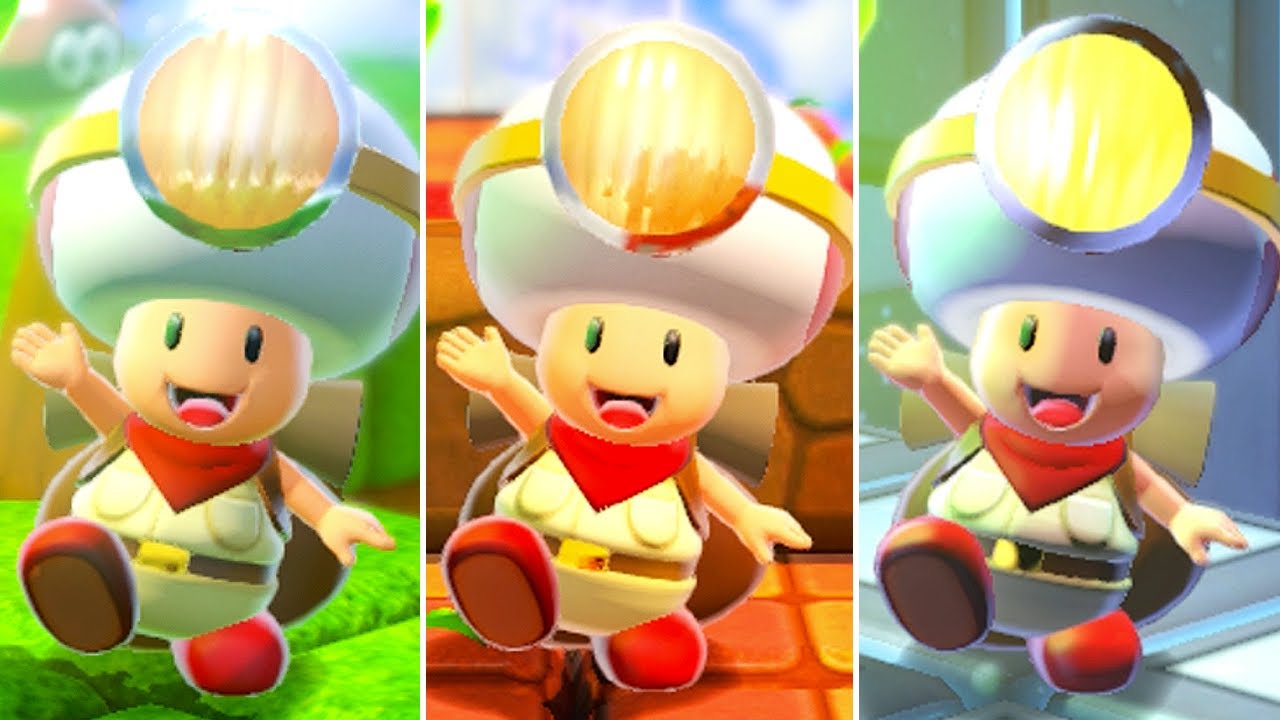 Super Mario 3D World - All Captain Toad Levels