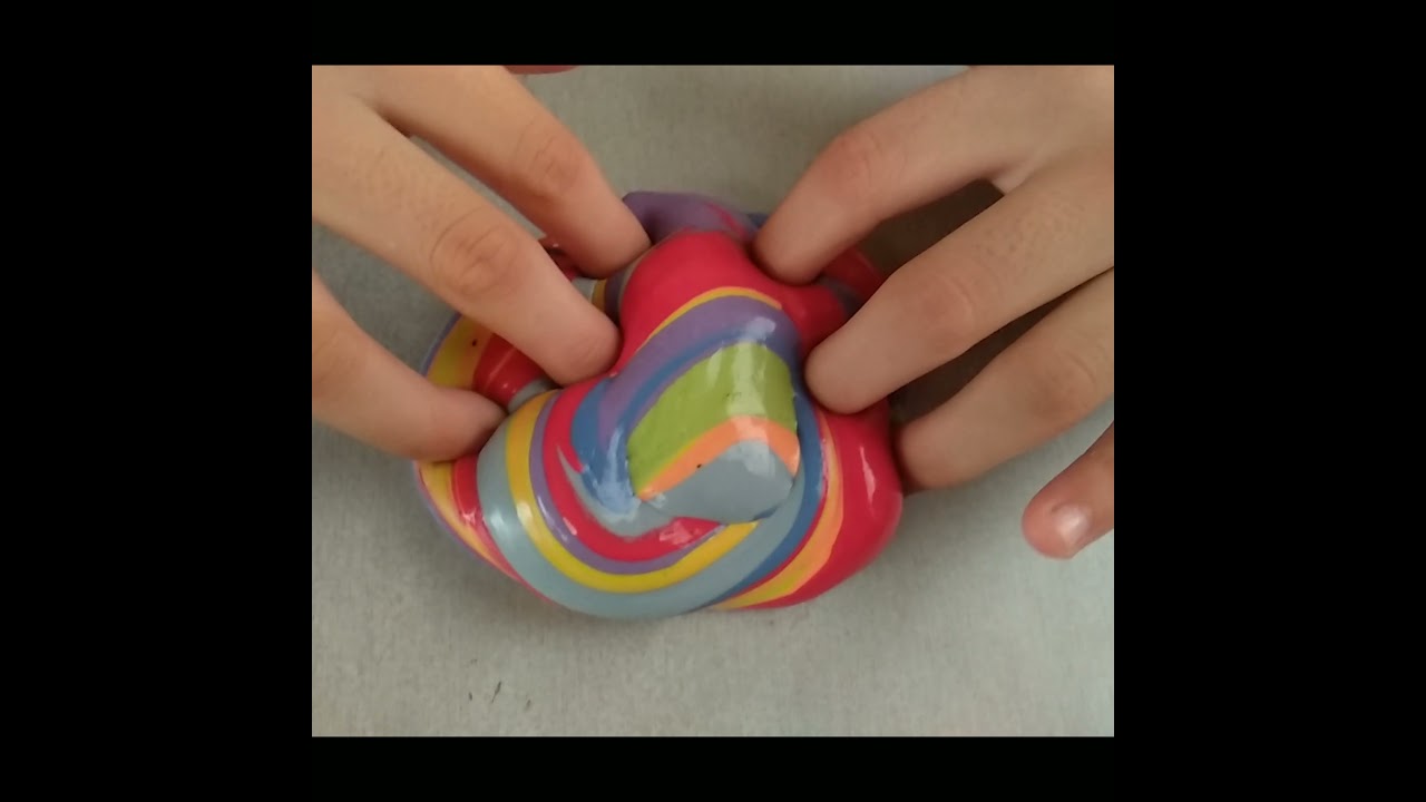 Rainbow slime Part 2. | #shorts