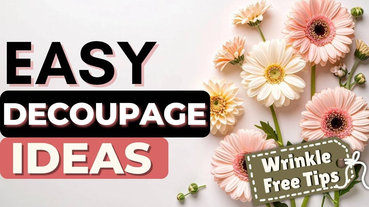 Floral Decoupage: Transform Your Dull Decor into Stunning Art