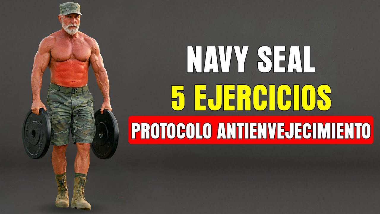 Este Ex Navy Seal a los 60: Estos 5 ejercicios no tradicionales superan cualquier gimnasio