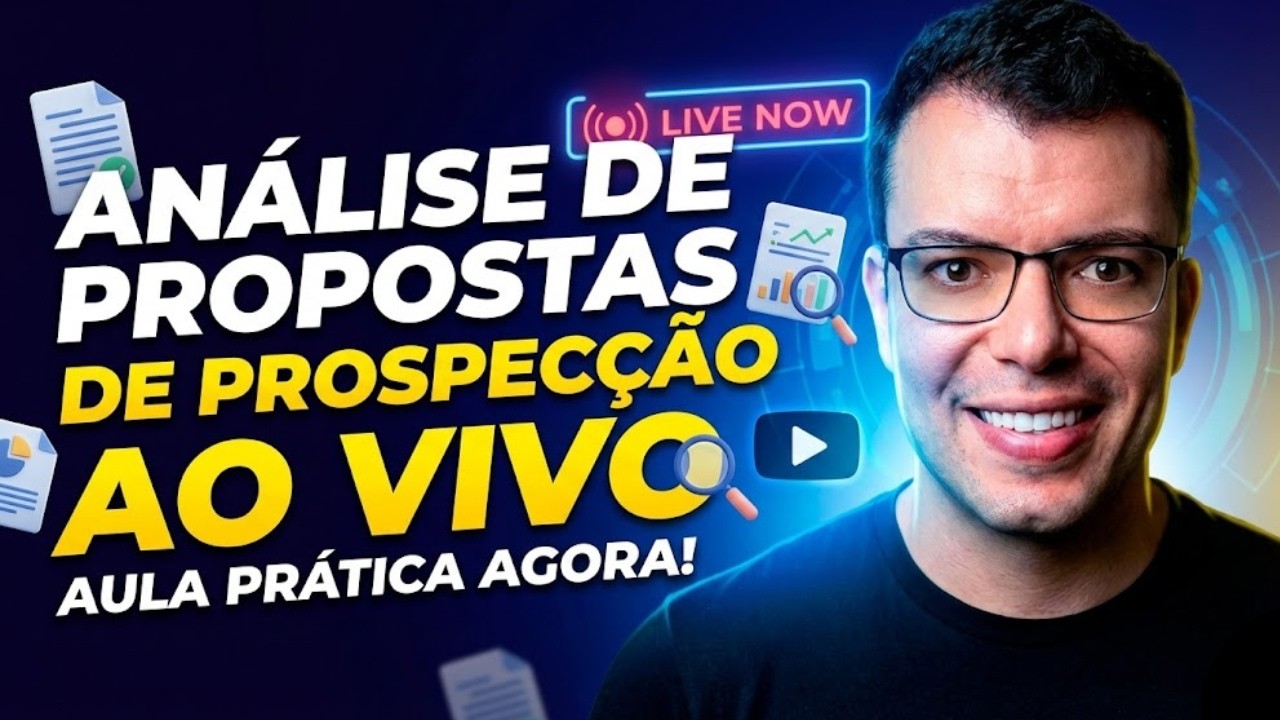 Análise de propostas de prospecção ao vivo