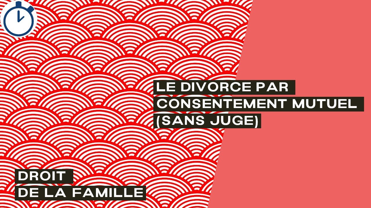 Le Divorce par Consentement Mutuel Sans Juge : [Droit de la Famille]