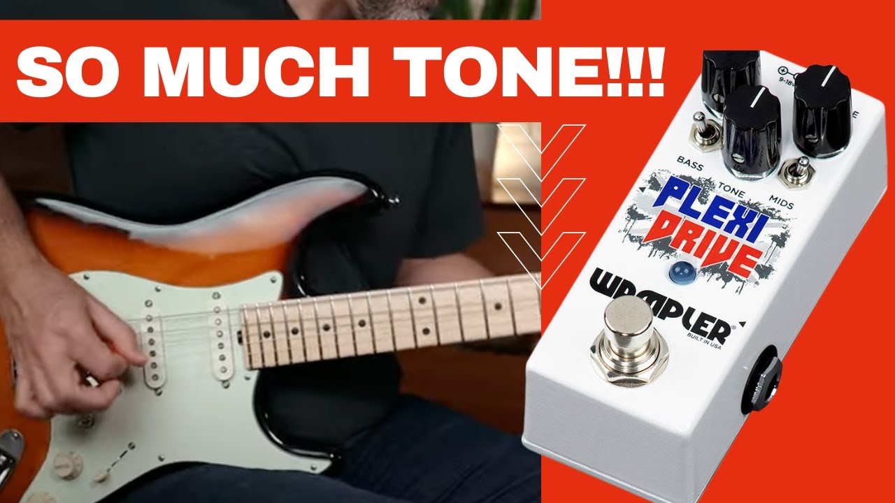 Wampler Plexi Drive — удивительный естественный перегруз — демонстрация педали